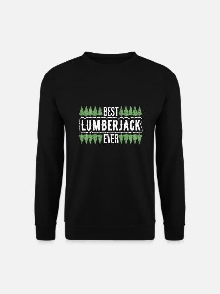 Logger Lumberjack Chainsaw - Unisex Sweatshirt - black