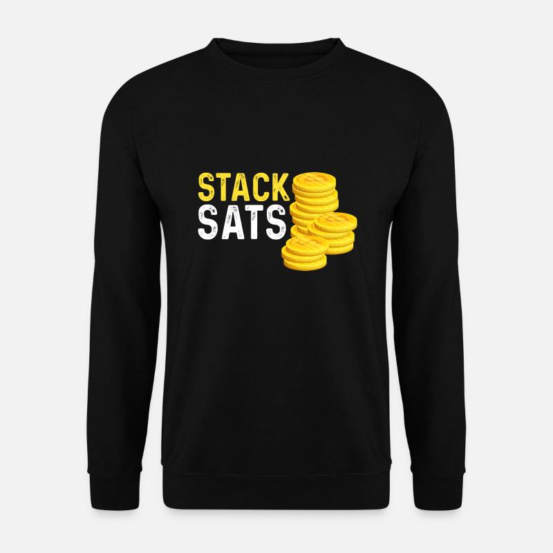 Stack sats - Sweat-shirt Unisexe - noir