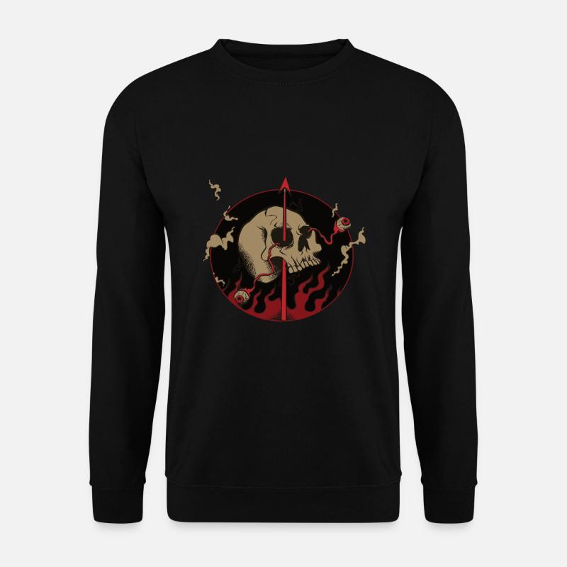Totenkopf - Unisex Pullover - Schwarz