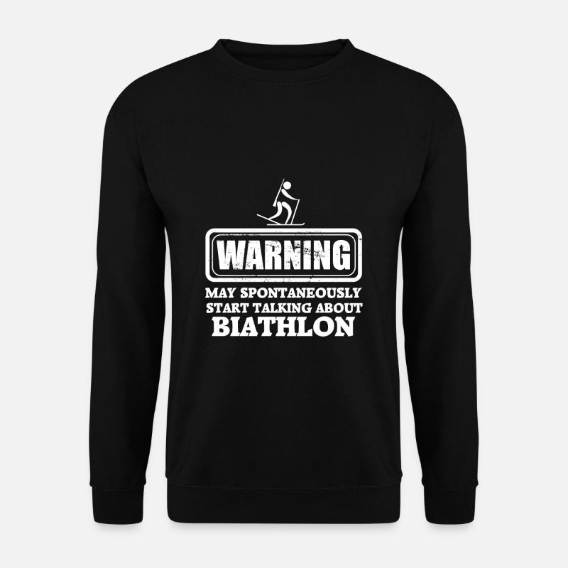 Biathlon - Unisex Pullover - Schwarz