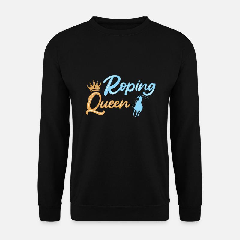 Team Roping - Unisex Sweatshirt - black