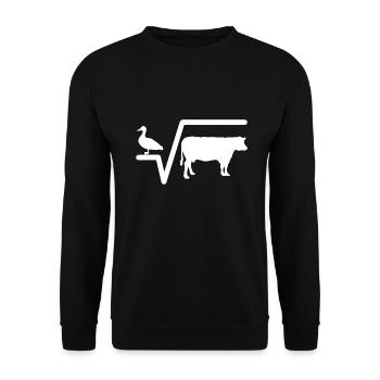 Informaticien Programmeur informatique Nerd Geek - Sweat-shirt Unisexe - noir - Devant - Alina (178cm) & Michal (187cm)