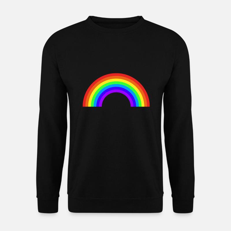 Rainbow large - Unisex Sweatshirt - black