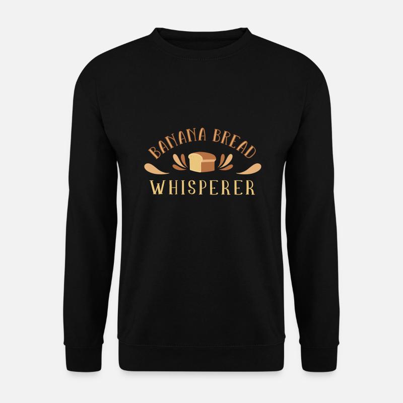 Brot backen Brotbäcker Backen Sauerteig - Unisex Pullover - Schwarz