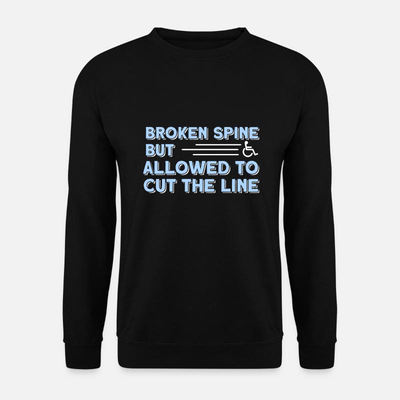 Accès en fauteuil roulant - Sweat-shirt Unisexe - noir