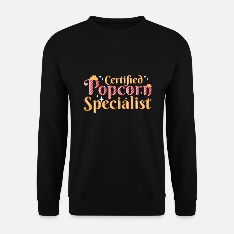 Popcorn - Unisex Sweatshirt - black