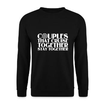 Cruise Cruise Ship - Unisex Sweatshirt - black - Front - Alina (178cm) & Michal (187cm)