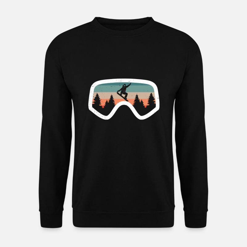 Ski Goggles - Unisex Sweatshirt - black