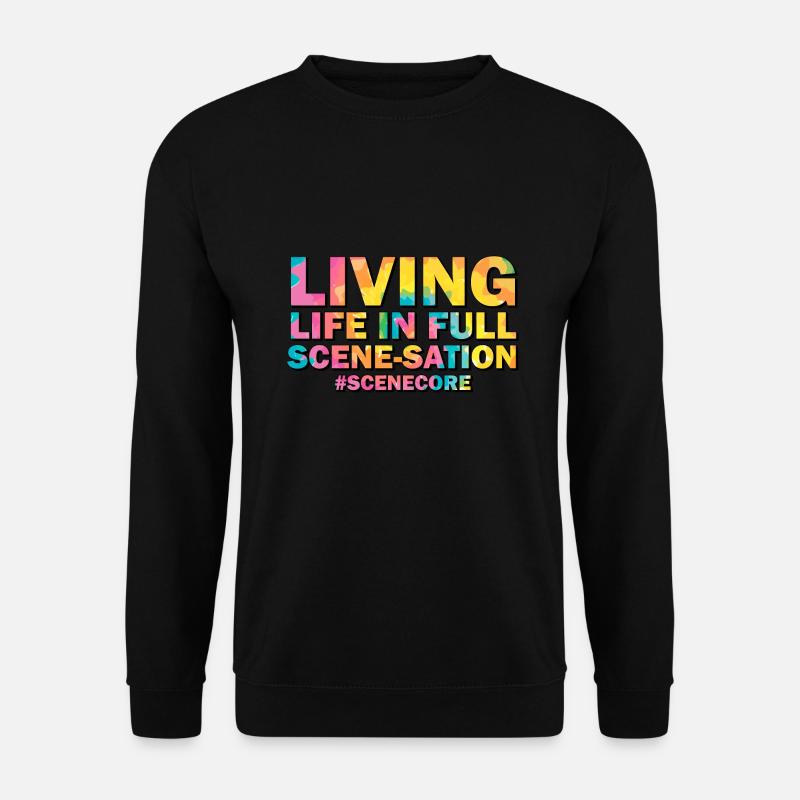 Lustiger Szenenkern - Unisex Pullover - Schwarz