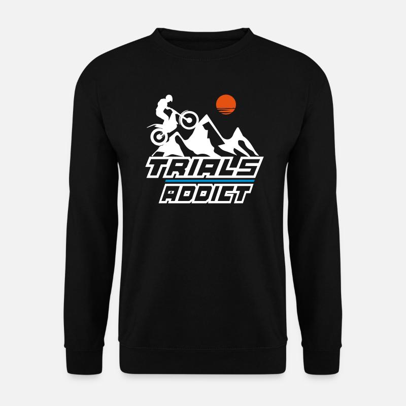 trials addict - Unisex Pullover - Schwarz