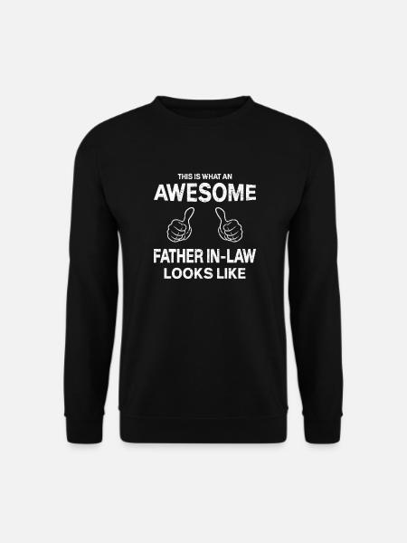 So sieht ein großartiger Schwiegervater aus - Unisex Pullover - Schwarz