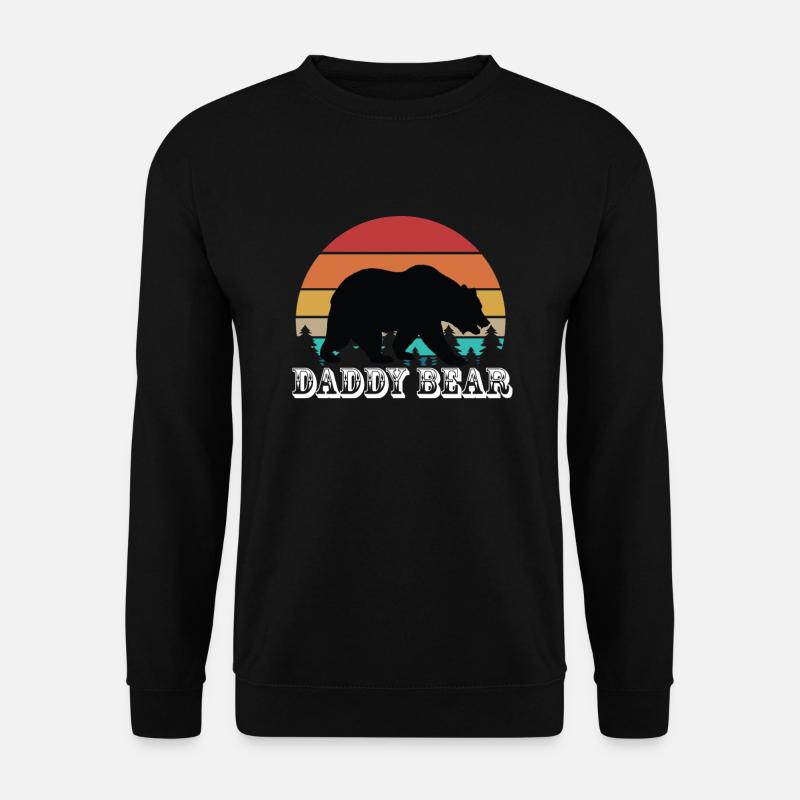 Papa Bär, Papa Weihnachtsgeschenk, Weihnachtsgeschenke - Unisex Pullover - Schwarz