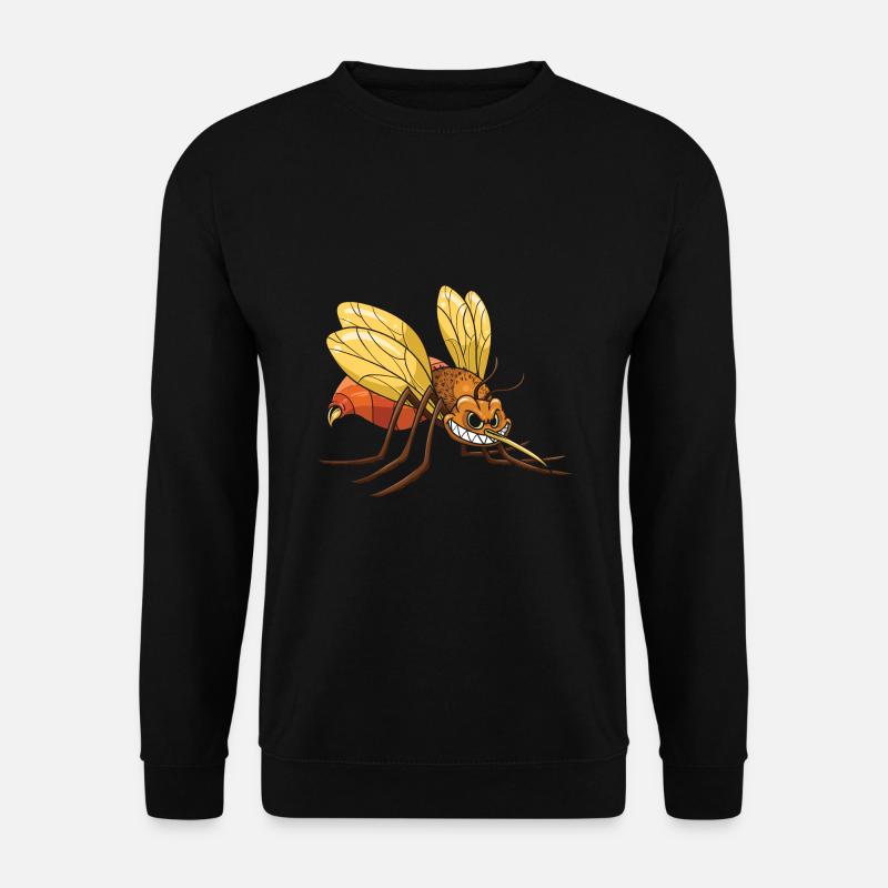 Stechmücke, Mücke, Moskito - Unisex Pullover - Schwarz