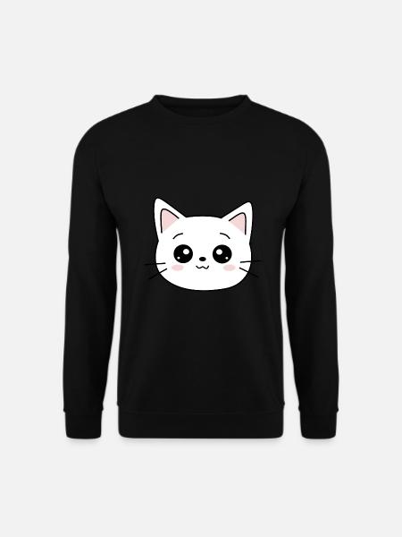 Kawaii Chat Chaton Kawaii - Sweat-shirt Unisexe - noir