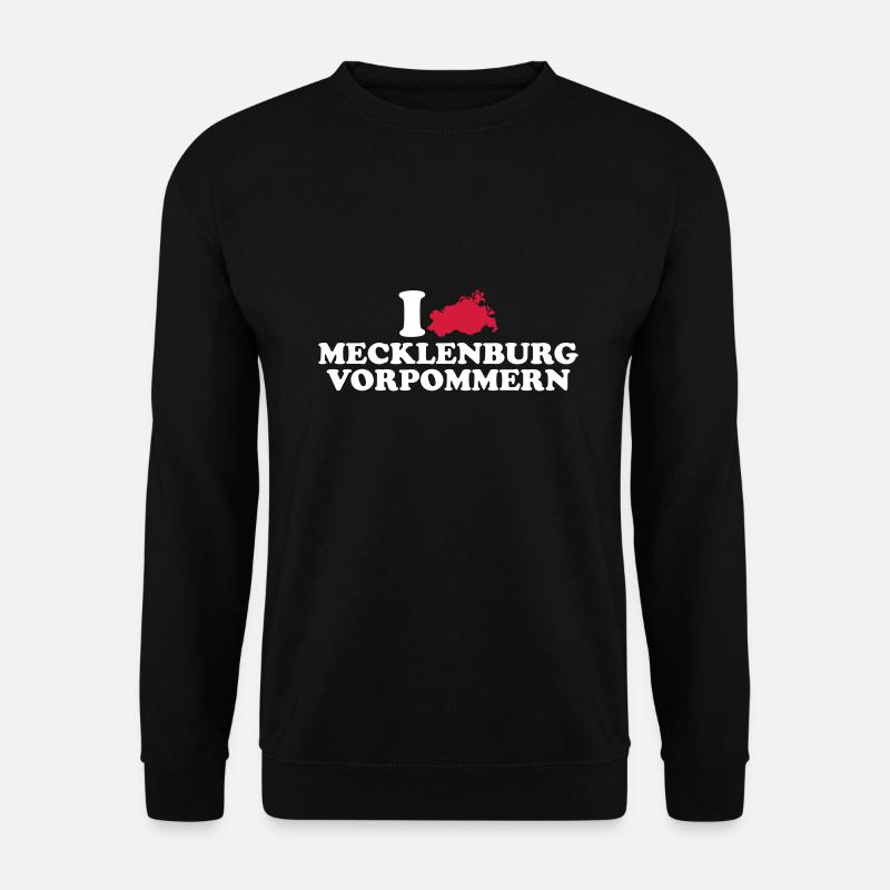 Mecklembourg Poméranie occidentale - Sweat-shirt Unisexe - noir