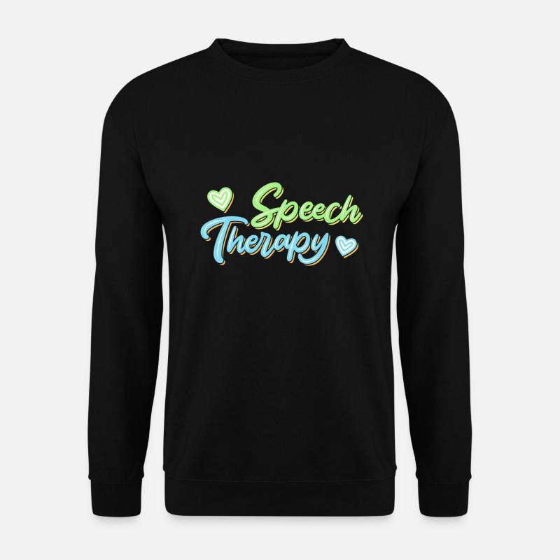 Sprachtherapie Sprachtherapeut - Unisex Pullover - Schwarz
