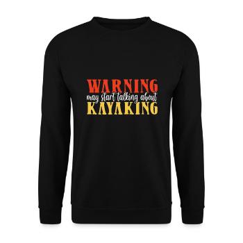 Kayak Kayaking - Sweat-shirt Unisexe - noir - Devant - Alina (178cm) & Michal (187cm)
