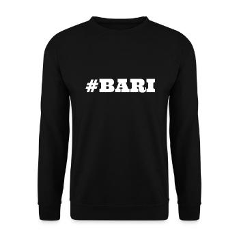 #Bari Puglia Italy - Unisex Sweatshirt - black - Front - Alina (178cm) & Michal (187cm)