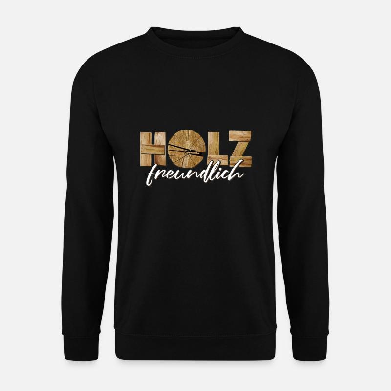 holzfreundlich - Unisex Pullover - Schwarz