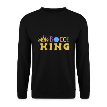 Boccia Boule Petanque - Unisex Pullover - Schwarz - Vorne - Alina (178cm) & Michal (187cm)