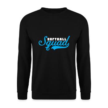 Softball - Sweat-shirt Unisexe - noir - Devant - Alina (178cm) & Michal (187cm)