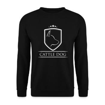 BOVINS manteau de chien - Sweat-shirt Unisexe - noir - Devant - Alina (178cm) & Michal (187cm)