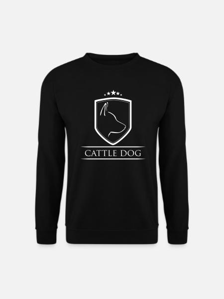 CATTLE DOG WAPPEN - Unisex Pullover - Schwarz