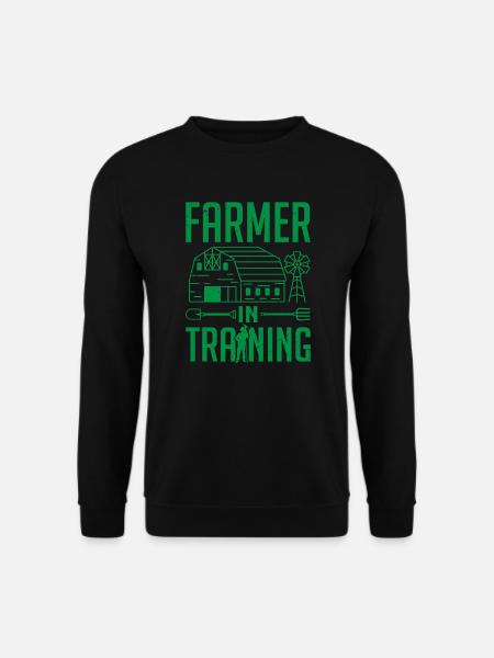 Farmer In Training Farming - Unisex Sweatshirt - black