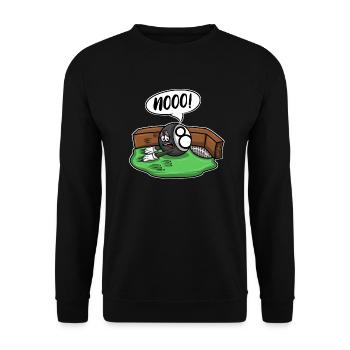 Billardspieler Scratch Schwarz Billard 8 - Unisex Pullover - Schwarz - Vorne - Alina (178cm) & Michal (187cm)