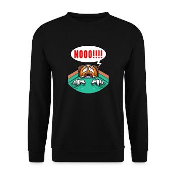 Billardspieler Scratch Billard - Unisex Pullover - Schwarz - Vorne - Alina (178cm) & Michal (187cm)