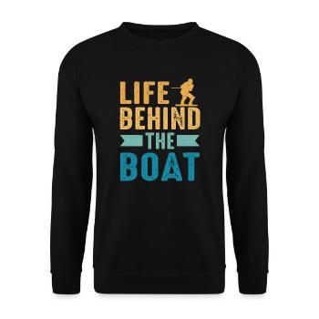 La vie derrière le bateau Wakeboard Wakeboard - Sweat-shirt Unisexe - noir - Devant - Alina (178cm) & Michal (187cm)