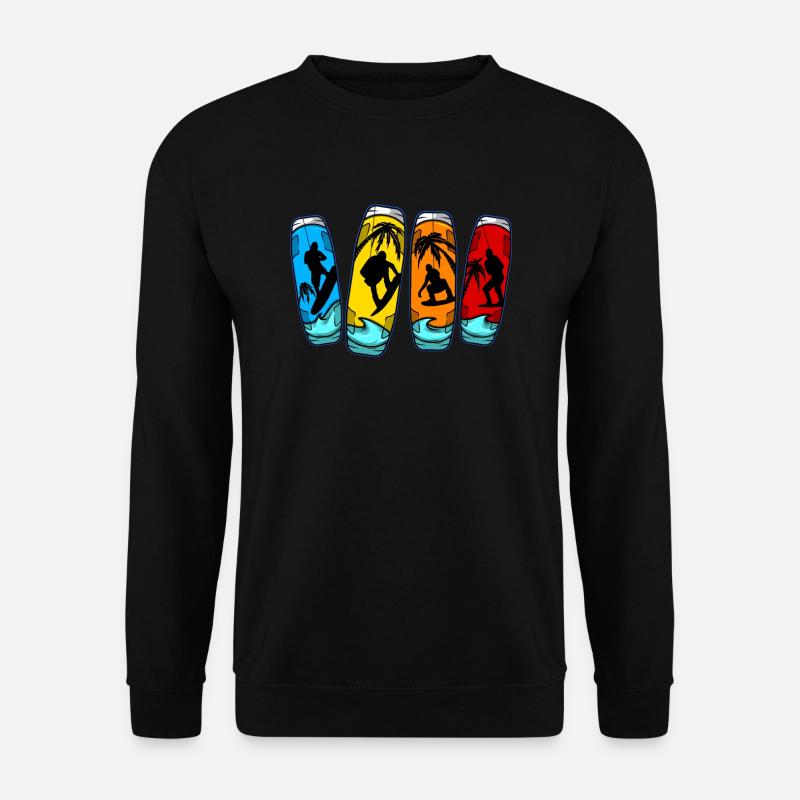Wakeboarding Wakeboards Wakeboarder Wakeboard - Unisex Pullover - Schwarz