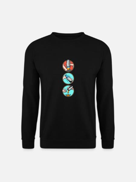 Cocktails Bartender Mix Cocktail Barkeeper - Unisex Sweatshirt - black