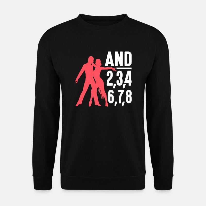Salsa Tänzerin Lain Tanzen Und 2,3,4 6,7,8 Salsa - Unisex Pullover - Schwarz