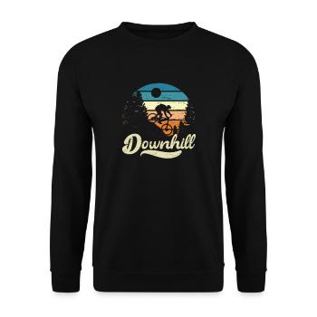 VTT VTT Descente - Sweat-shirt Unisexe - noir - Devant - Alina (178cm) & Michal (187cm)