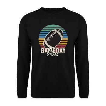 Ambiances Gameday - Sweat-shirt Unisexe - noir - Devant - Alina (178cm) & Michal (187cm)