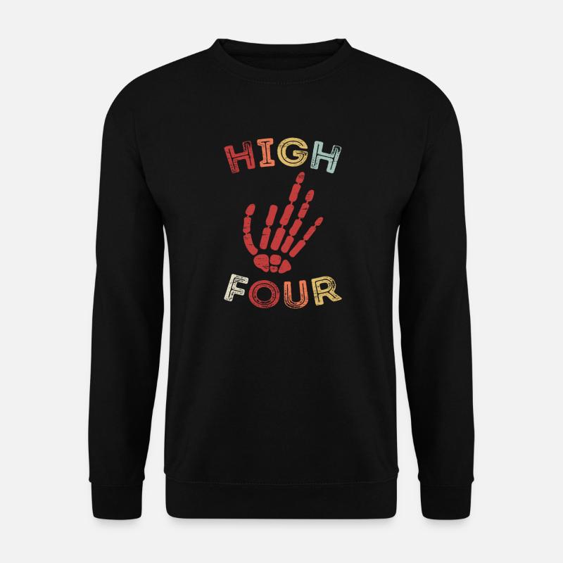 Fingeramputation Hohe Vierfingeramputation - Unisex Pullover - Schwarz