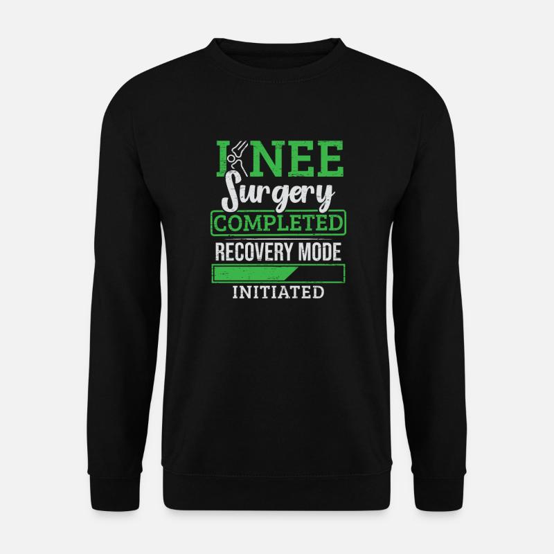 Knee Surgery Completed Knee Replacement - Unisex Sweatshirt - black