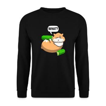 Hamster For Girls Hamster Owner Hamster Lovers - Unisex Sweatshirt - black - Front - Alina (178cm) & Michal (187cm)