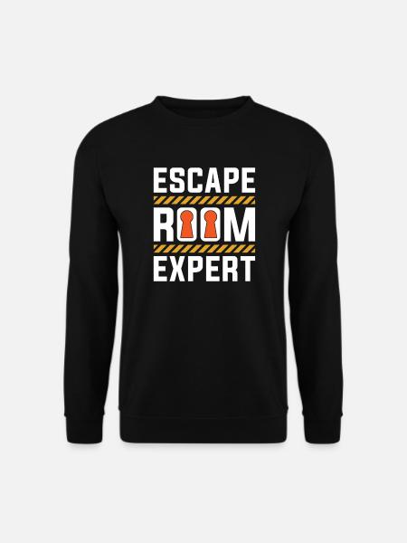 Escape Room Escape Room Lover Escaping - Unisex Sweatshirt - black