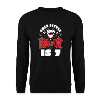 Vampire Birthday 7ème Vampire Birthday Party - Sweat-shirt Unisexe - noir - Devant - Alina (178cm) & Michal (187cm)