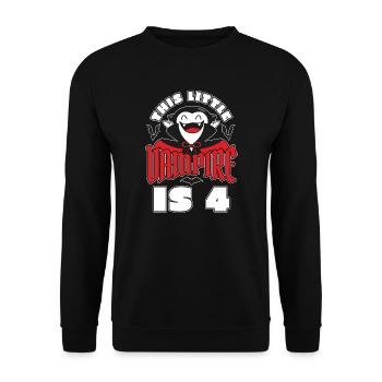 Vampire Birthday 4ème Vampire Birthday Party - Sweat-shirt Unisexe - noir - Devant - Alina (178cm) & Michal (187cm)