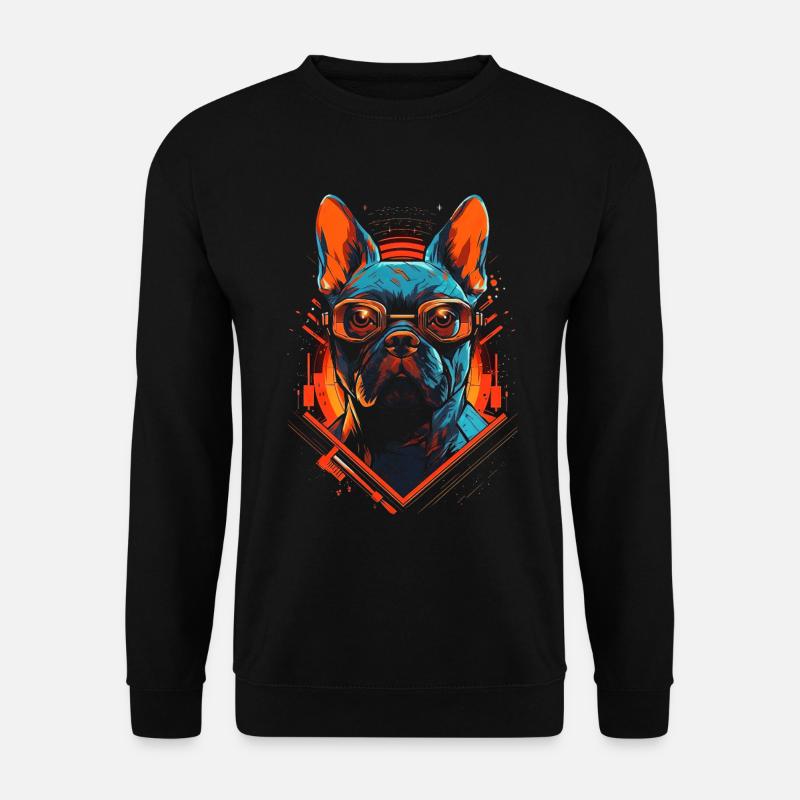 Bouledogue français - Sweat-shirt Unisexe - noir