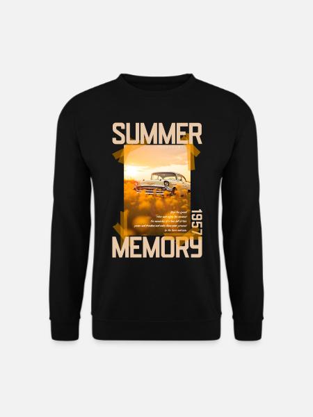 Mémoire d’été par ART8NS - Art ON Streetwear - Sweat-shirt Unisexe - noir