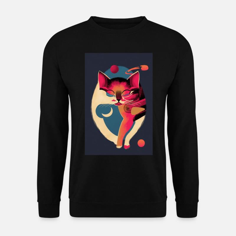Astralkatze - Unisex Pullover - Schwarz