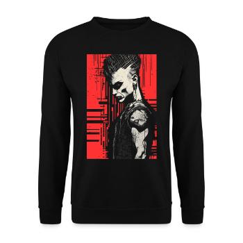 Génération X - Sweat-shirt Unisexe - noir - Devant - Alina (178cm) & Michal (187cm)