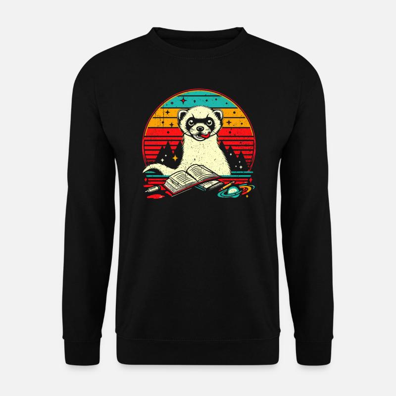 Funny Ferret Gift - Unisex Sweatshirt - black