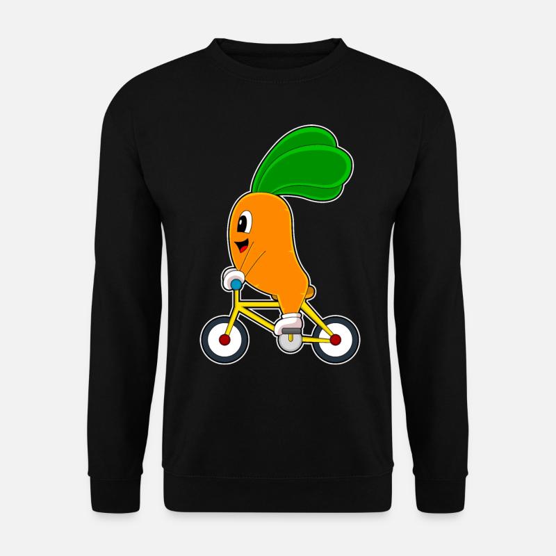 Carrot Bicycle - Unisex Sweatshirt - black