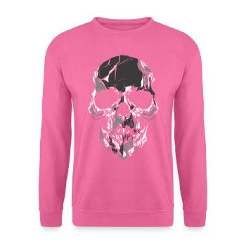 Totenkopf - Unisex Pullover - Pink - Vorne