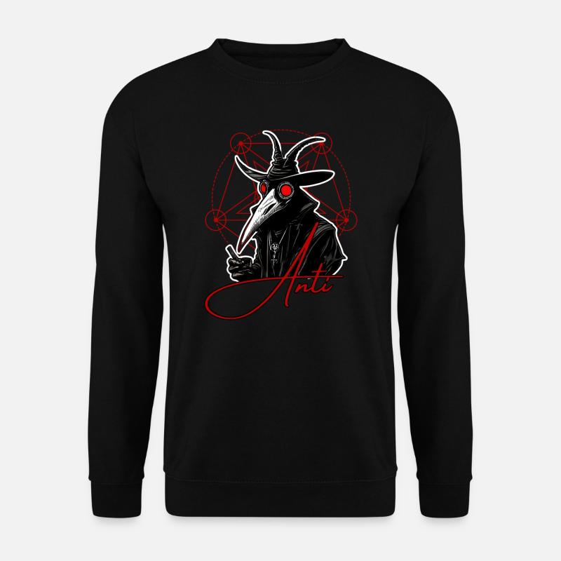 Anti Mensch Pest - Unisex Pullover - Schwarz